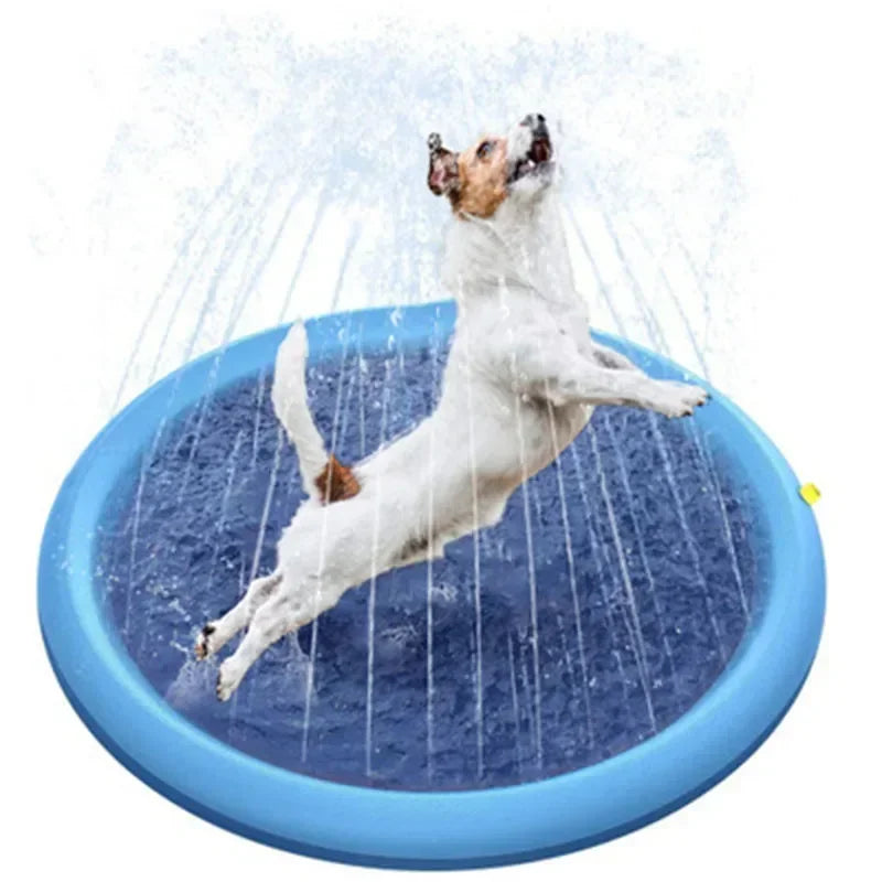 Sprinkletails Splash Pad - Sprinkler Mat for Dogs & Kids