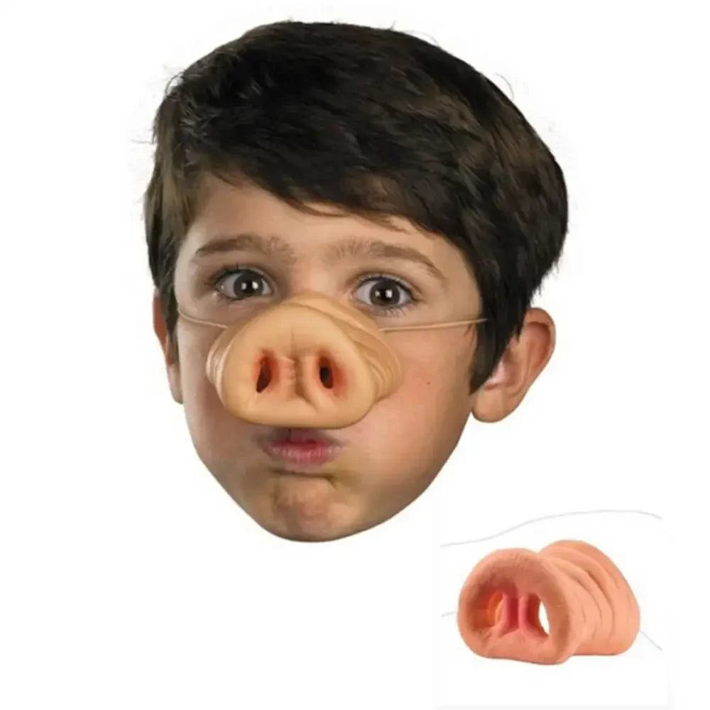 Snorted Pig Nose - Funny Latex Snout Party Gag