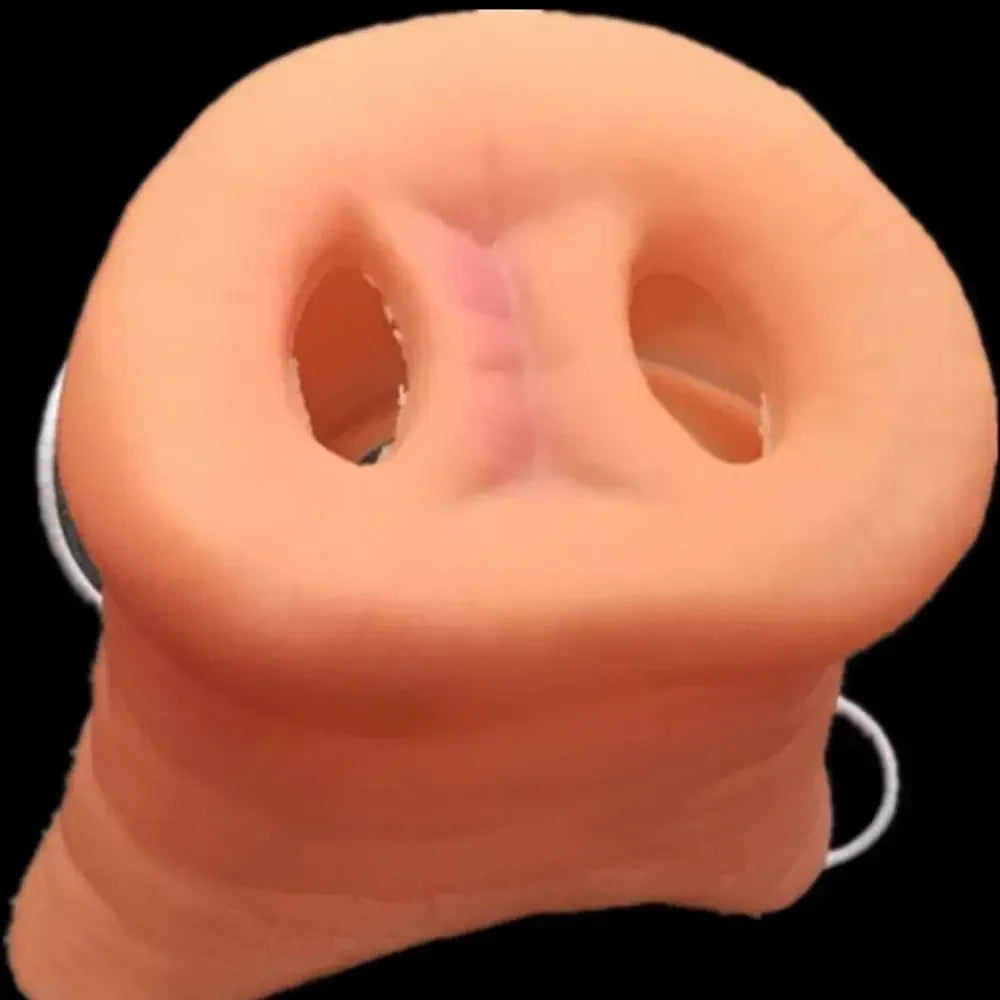 Snorted Pig Nose - Funny Latex Snout Party Gag