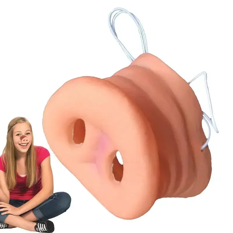 Snorted Pig Nose - Funny Latex Snout Party Gag