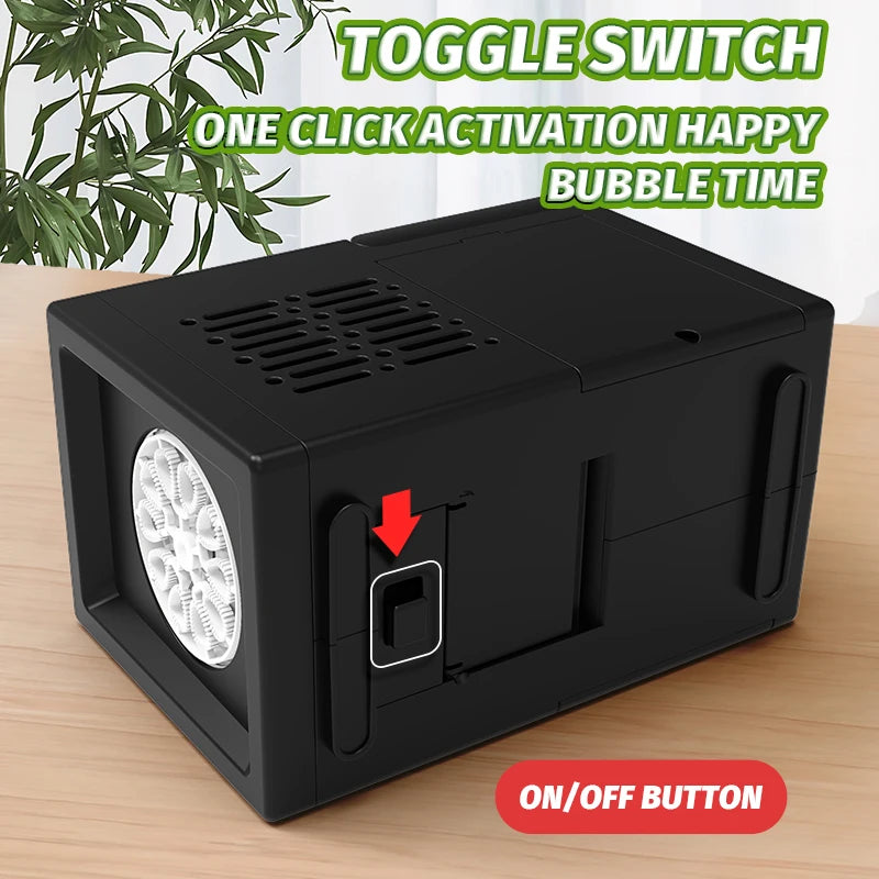 BubblePounce Cat Bubble Machine - Automatic Bubble Blower