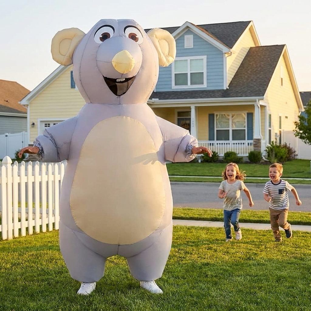 mousePOP giant inflatable mouse costume