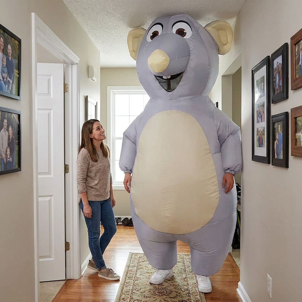 mousePOP giant inflatable mouse costume