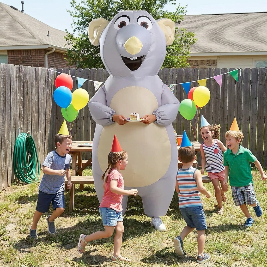 mousePOP giant inflatable mouse costume