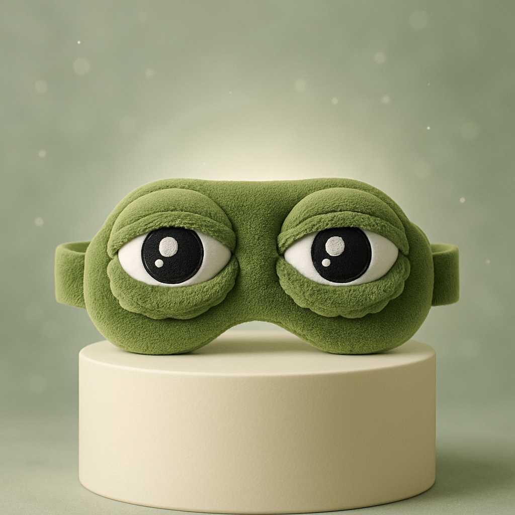Nappy Frog sleep mask studio