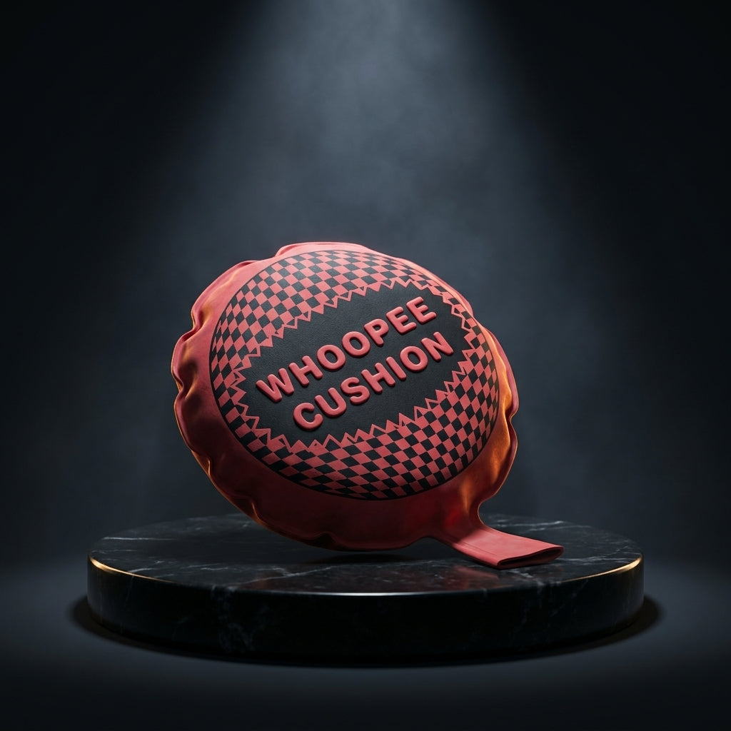 Sitsquawk Whoopee Cushion - Classic Rubber Prank Toy