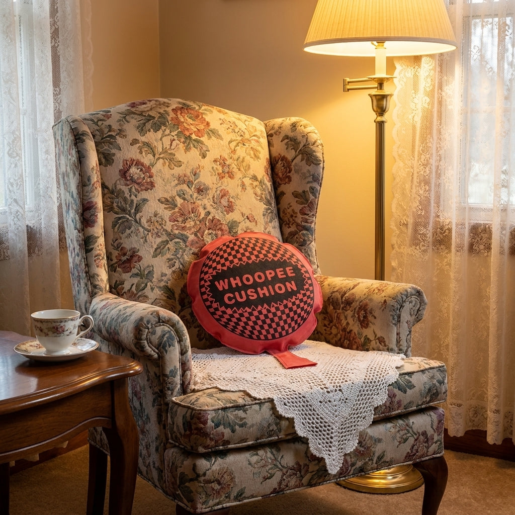 Sitsquawk Whoopee Cushion - Classic Rubber Prank Toy