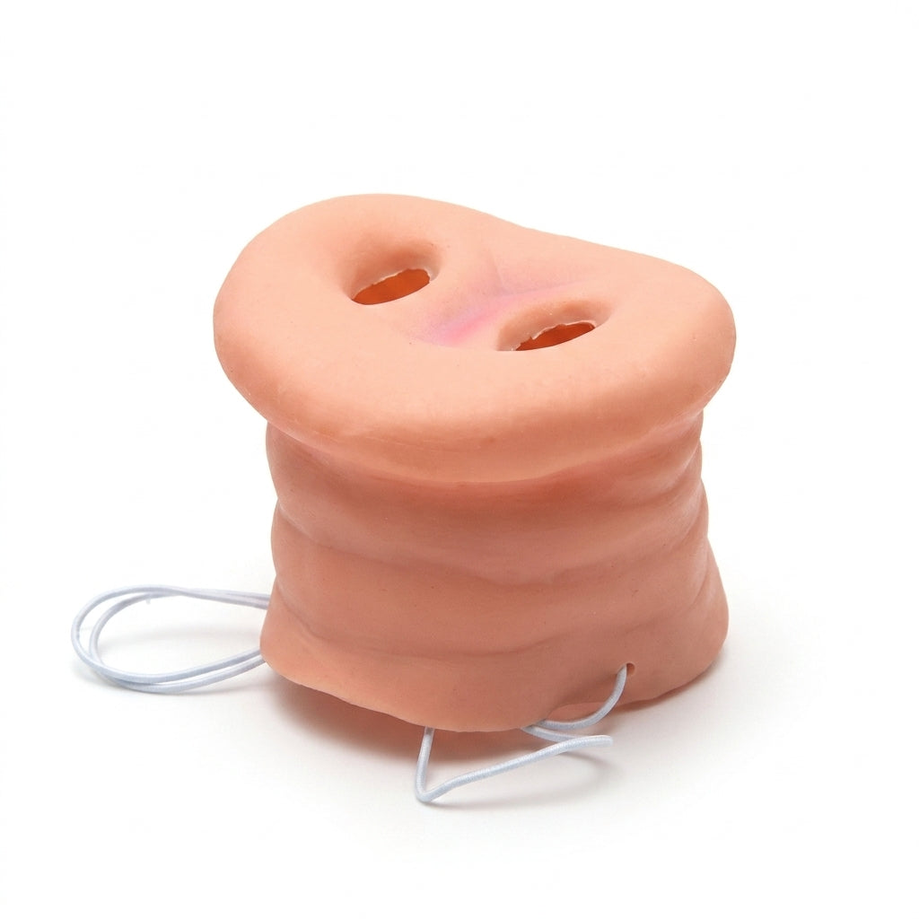 Snorted Pig Nose - Funny Latex Snout Party Gag