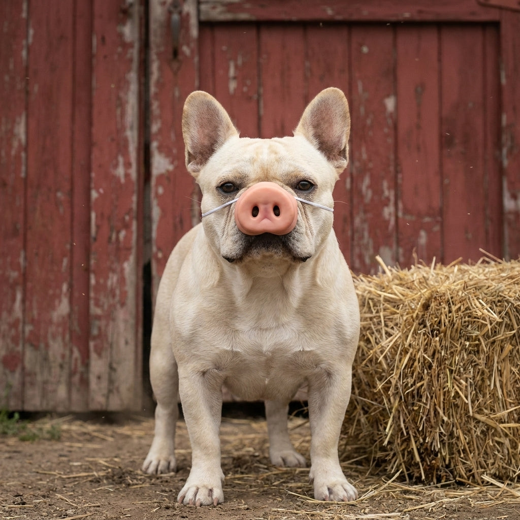 Snorted Pig Nose - Funny Latex Snout Party Gag