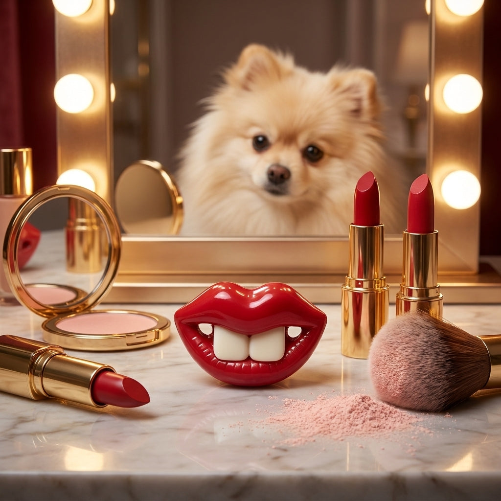 Snoutrageous Dog Lips Chew Toy - Funny Silicone Pet Toy